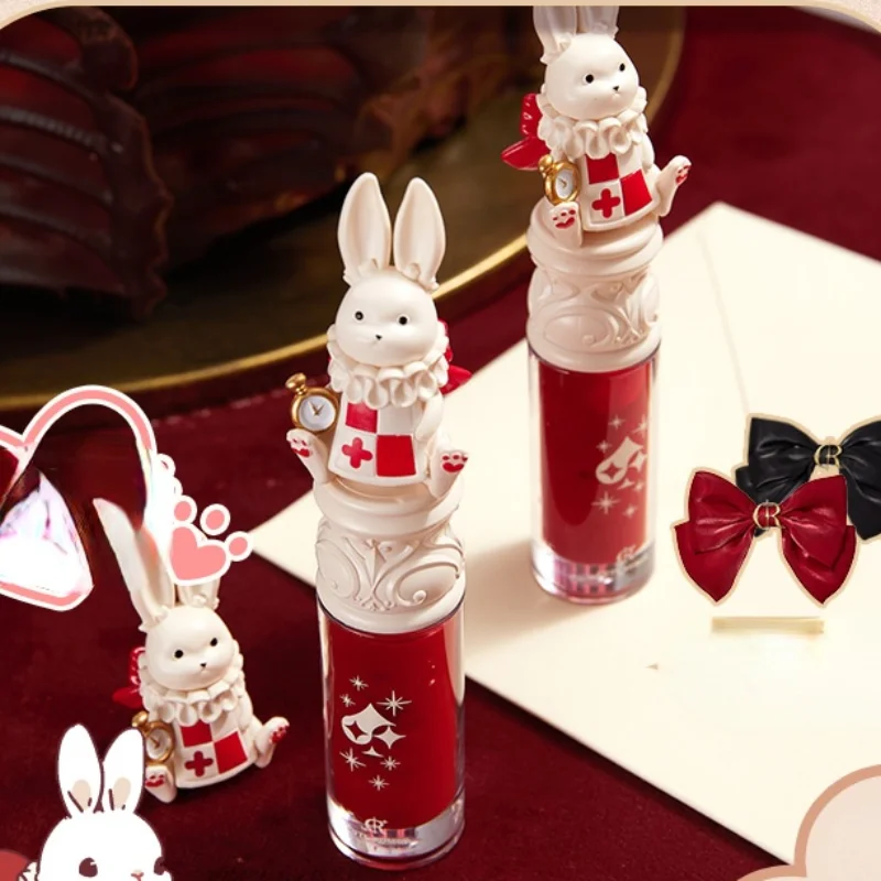 TT Cute Story Wonderland Tea Party Mirror Lip Lacquer Water Light Lasting Nourishing Moisturizing Lip Gloss