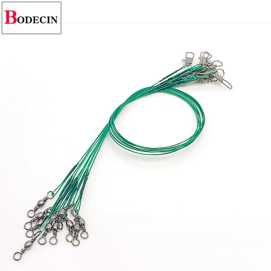 20 шт. рыболовные поводки из стальной проволоки с поводком|Рыболовные лески| |