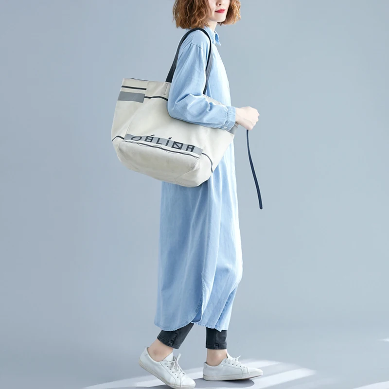 Женское длинное джинсовое платье рубашка повседневное свободное макси с длинным