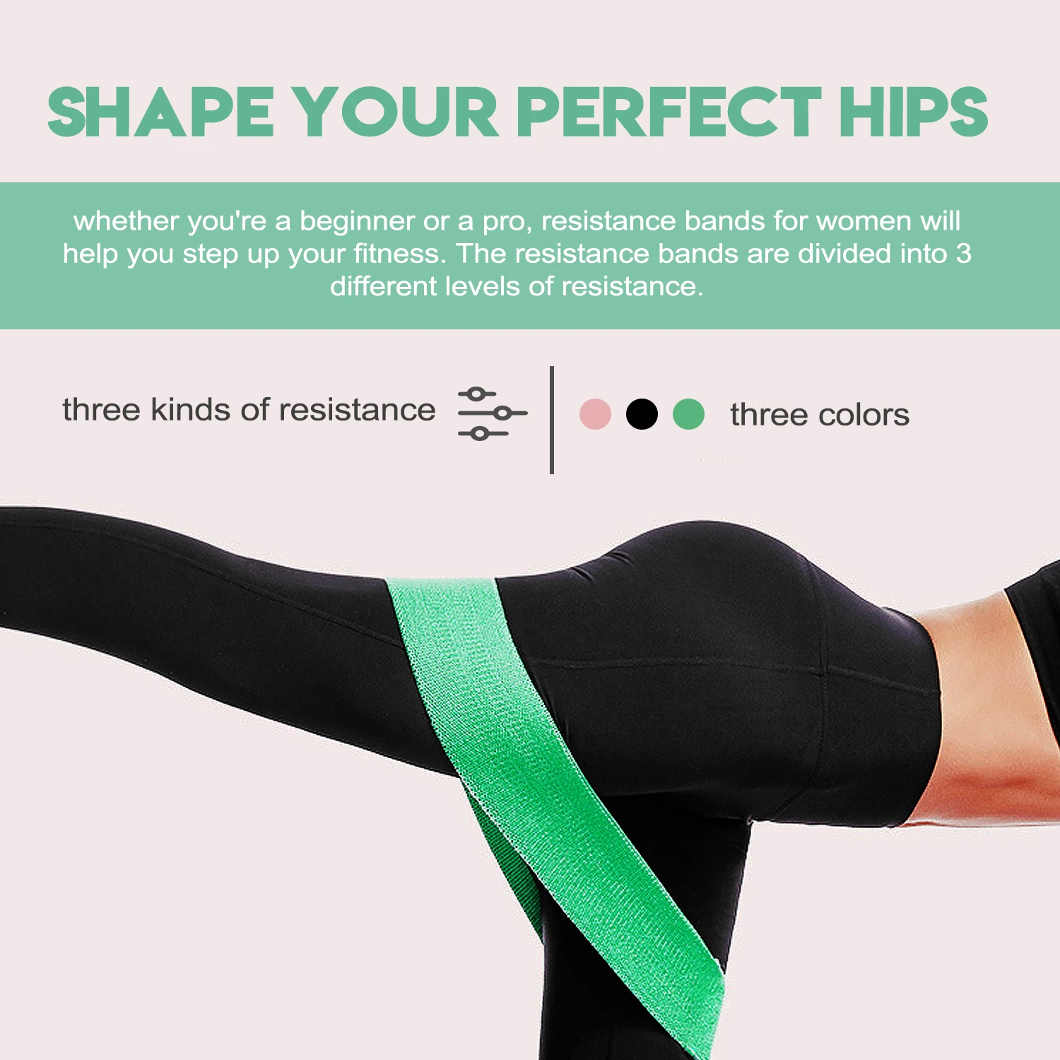 

Resistance Bands Pull Rope Cotton Elastic Bands for Fitness Equipment for Gym Home Exercise Yoga Workout Booty Band