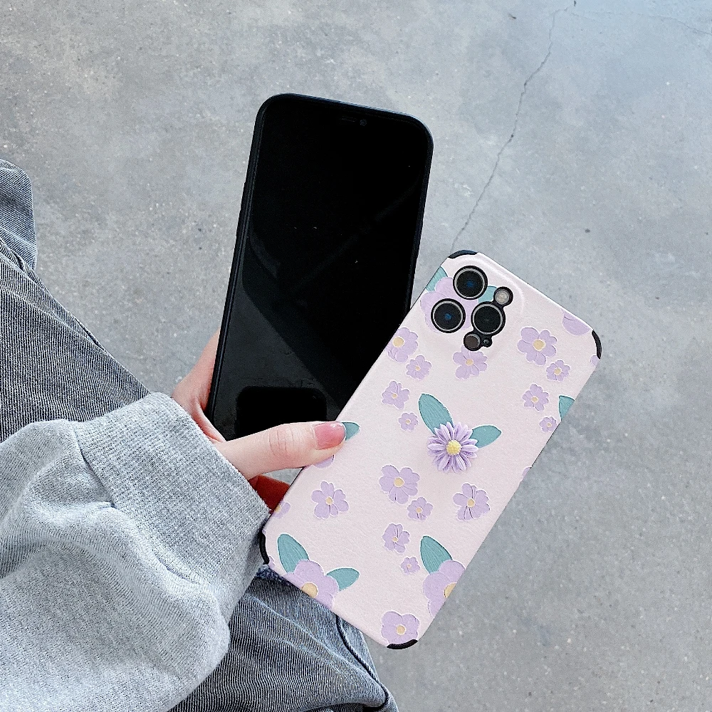 

sumkeymi Phone Case For Xiaomi 8 8se 9 9se CC9 CC9E Xiaomi 10 11 Korea Flowers TPU Cover