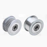 1pcs 25 36 teeth 3m aluminum idler timing pulley withwithout tooth slot width 16mm bore 3 17mm for 15mm belt diy 3d printer