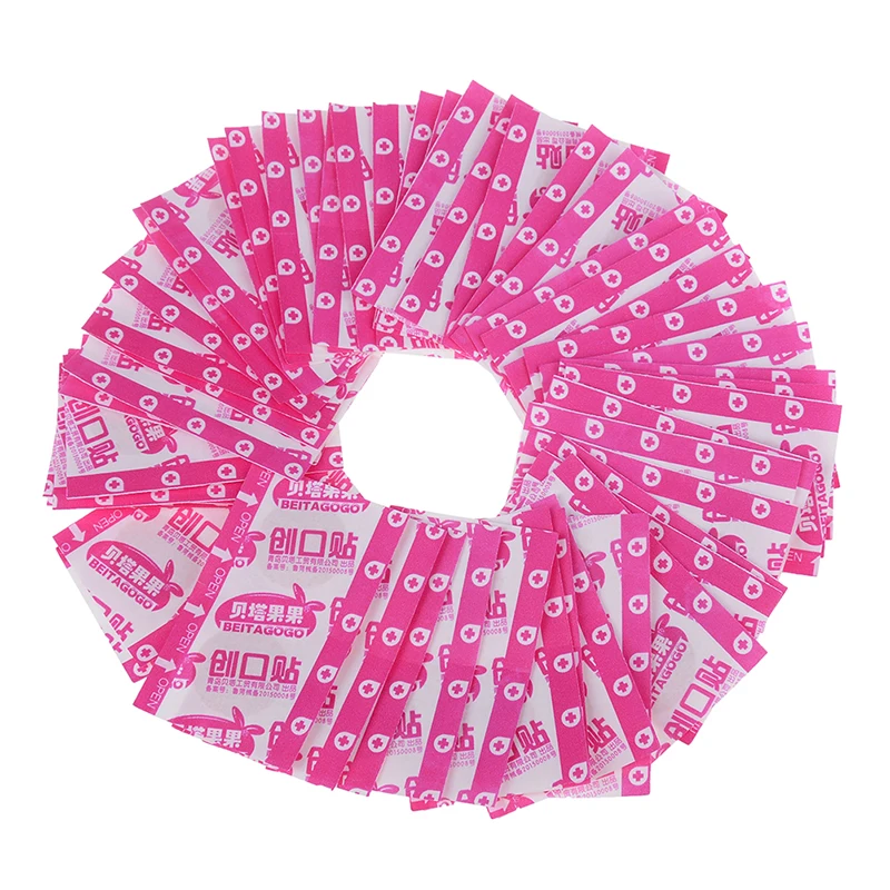 

100/200Pcs Waterproof Breathable Round Band Aid Adhesive Bandages Diameter 22mm First Aid Kit Brace Support For Adults Kids
