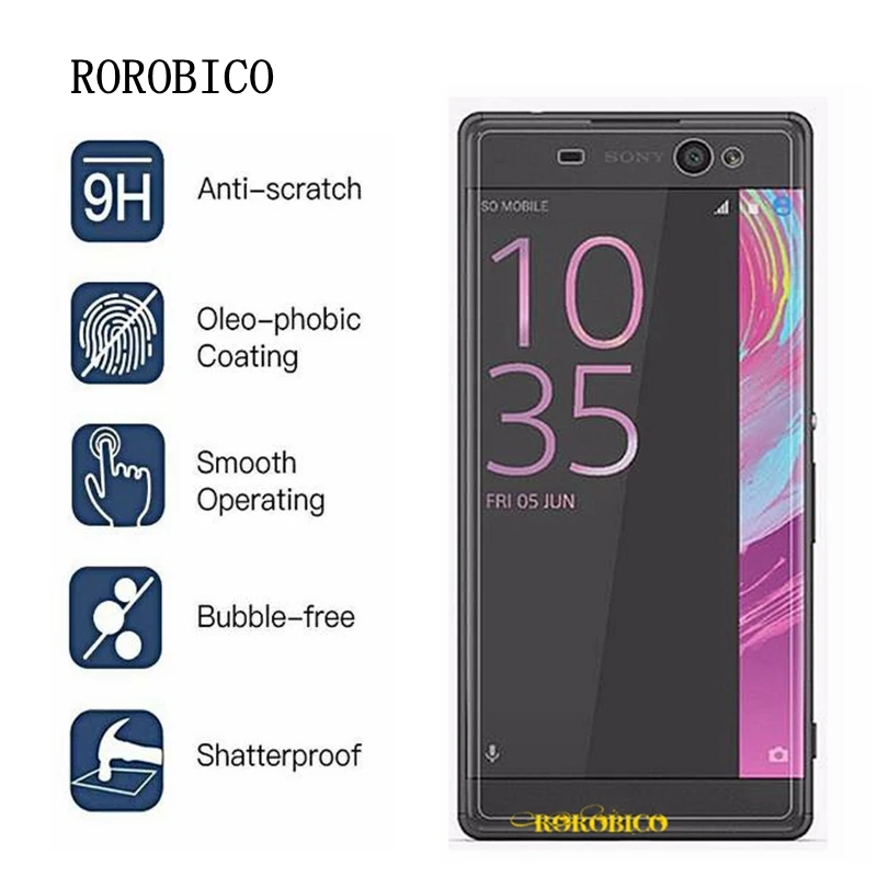 Ультратонкая Защитная пленка для экрана Sony Xperia XA C6 Ultra Premium из закаленного стекла C6|Защитные стёкла и плёнки