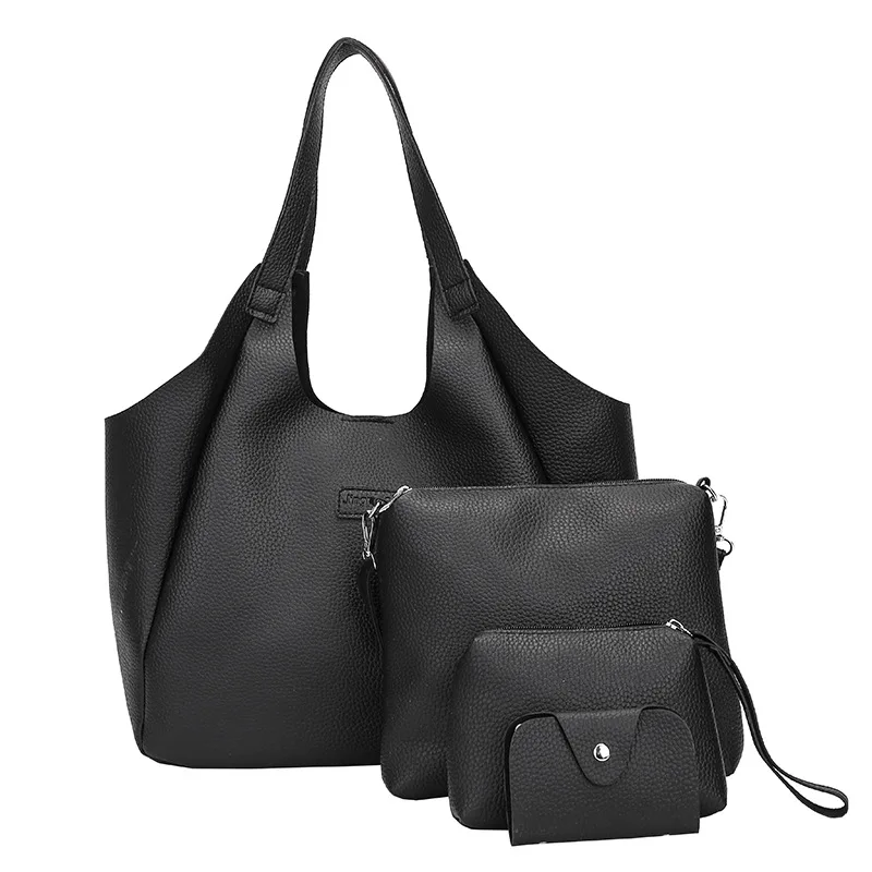 2019 Новый JIULIN высокого качества pu кожа четыре части Портативный моды большой