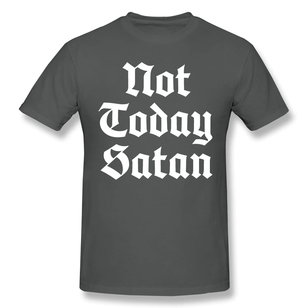 Not Today Футболка красная футболка Satan Fation Мужская модная с коротким рукавом | одежда