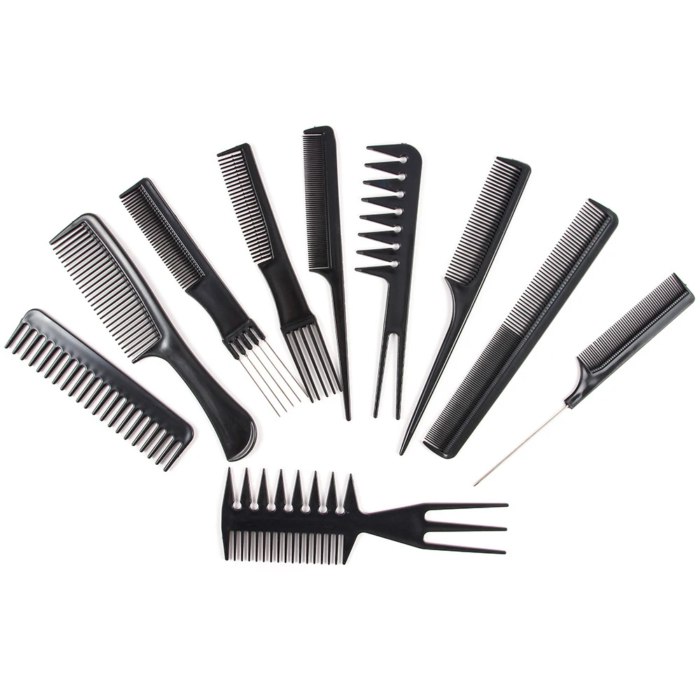 

Stylist Anti-static Hairdressing Combs,Multifunctional Hair Design Hair Detangler Comb Makeup Barber Haircare Styling Tool Set