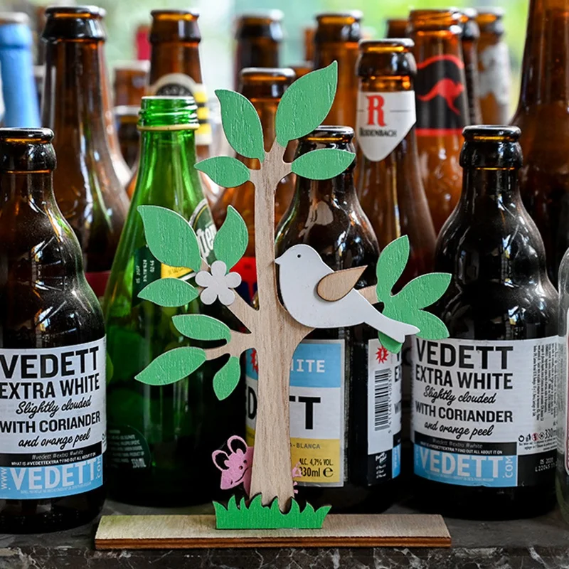 Пасхальные деревянные елочные украшения товары для вечеринки праздничную