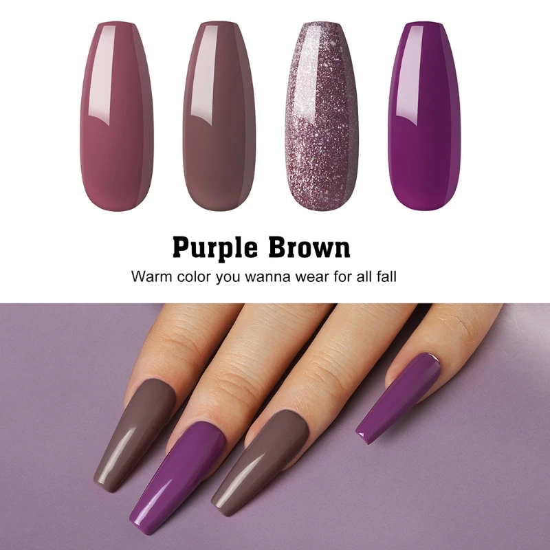 

Gel Nail Polish Kit with UV Light 60S 90S 120S Timer Setting Nails Lamp Manicure Tools for Salon Home Use