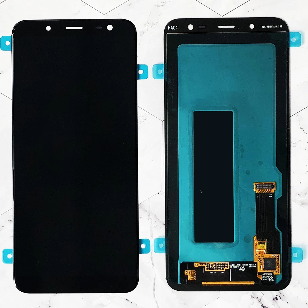 

5.6'' Super AMOLED LCD For Samsung Galaxy J6 2018 J600F J600 Display With Touch Screen Assembly Replacement Parts