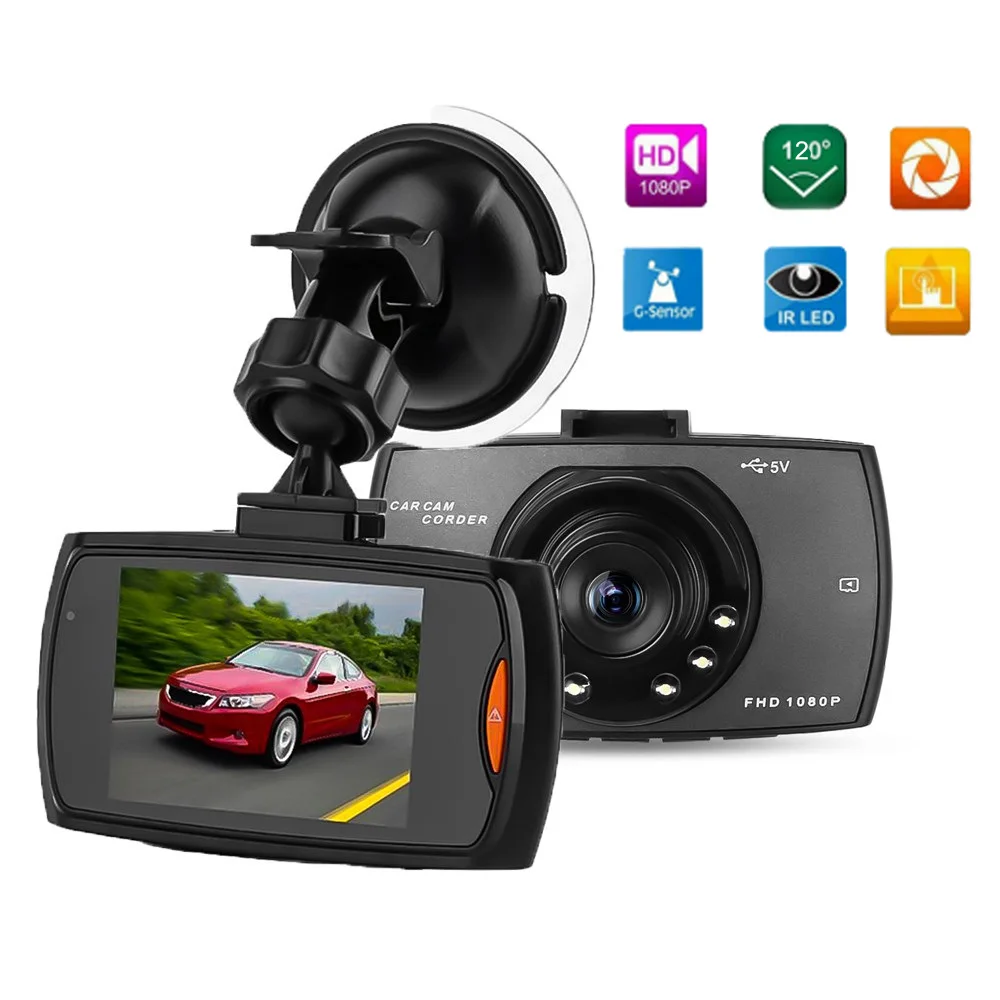 Автомобильный видеорегистратор G30 Full HD 1080P 120 градусов камера заднего вида с