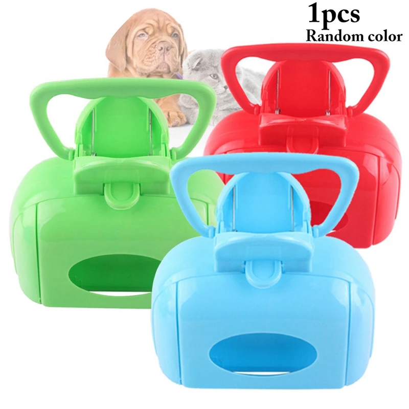 

Pet Pooper Scooper Portable Plastic Hand-Held Dog Waste Scoop Puppy Poop Picker Clean Pick Up Excreta Cleaner