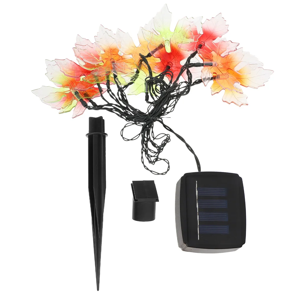 

1pc Garden Solar Energy String Lamp Maple Lamp Scene Decor LED Solar Lamp