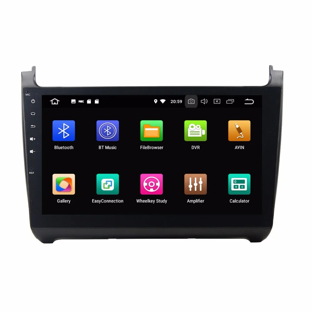 Octa Core 10 1 &quotAndroid 9 0 автомобильное радио DVD GPS для Volkswagen POLO 2015 с 4 Гб оперативной