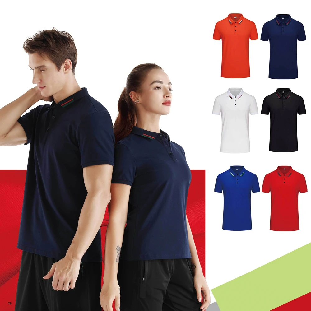 2021 New Style High-Grade Polo Neck Short Sleeve T-Shirt Soft Touch Design Golf T-Shirt Fishing Jerseys Polo Shirt For MEN WOMEN