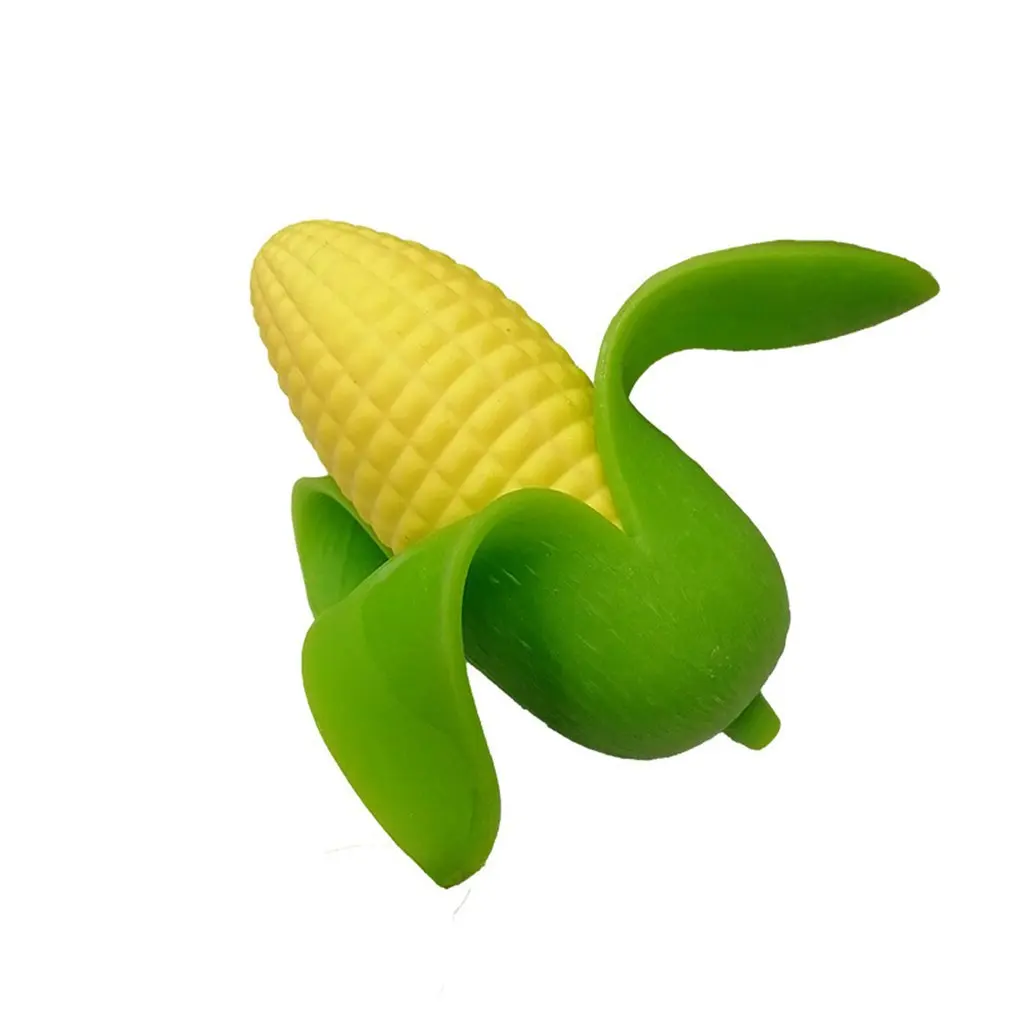 

Hot Funny Corn Decompression Toy Adult Relief Antistress PopIt Soft Squishy Antistress Decompress Peeled Corn Fruit Squeeze Toy