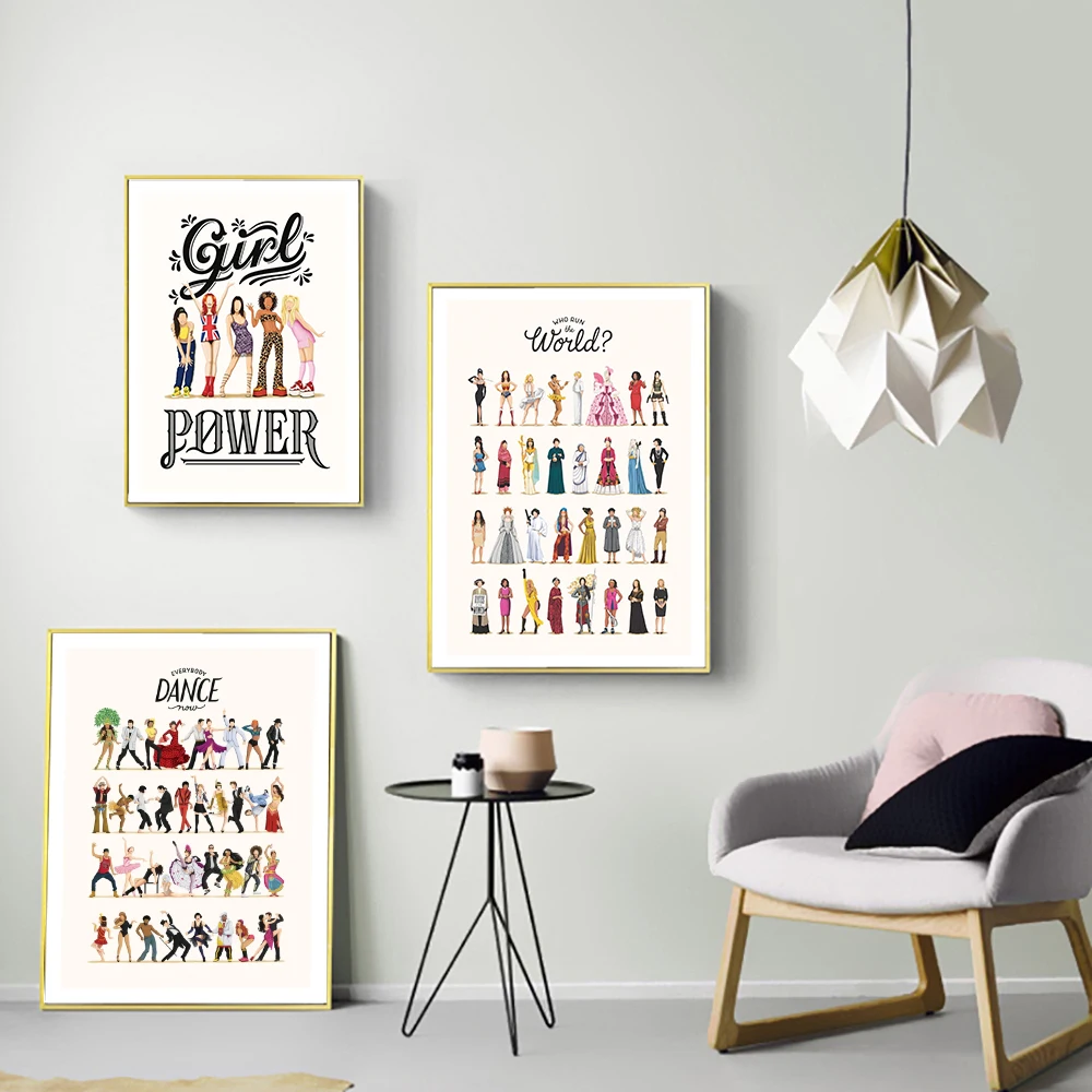 Современная живопись которая управляет миру музыкальный плакат будущее женщина