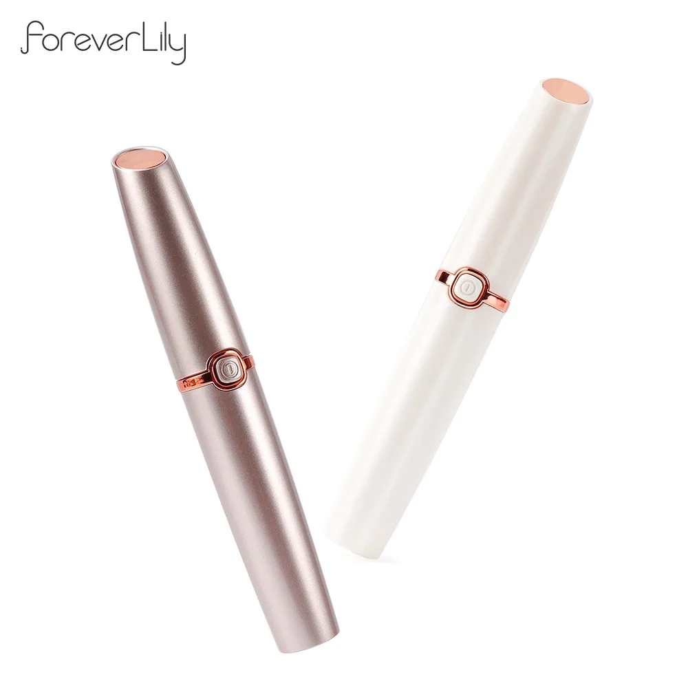 

Electric 360° All Round Eyebrow Trimmer With LED Light Waterproof Blade Painless Remove Facial Hair Portable Hair Removal Tool