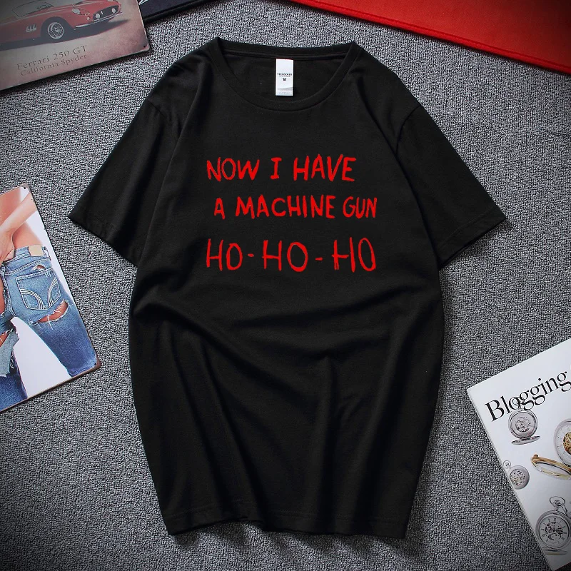 Теперь у меня есть футболка с автоматом Die Hard Ho Брюс Уиллис Джон макклан из фильма
