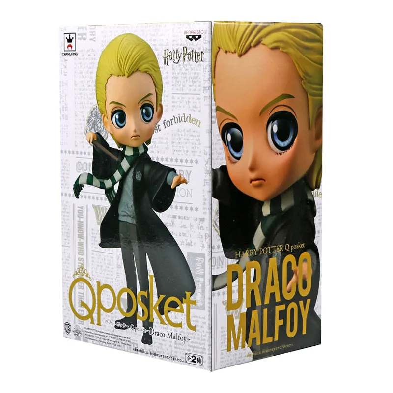 

Bandai Original Action Figure Toys Qposket Draco Malfoy Harry Potter Movie Version Model Toy Anime Pvc Collectible Gift for Kids