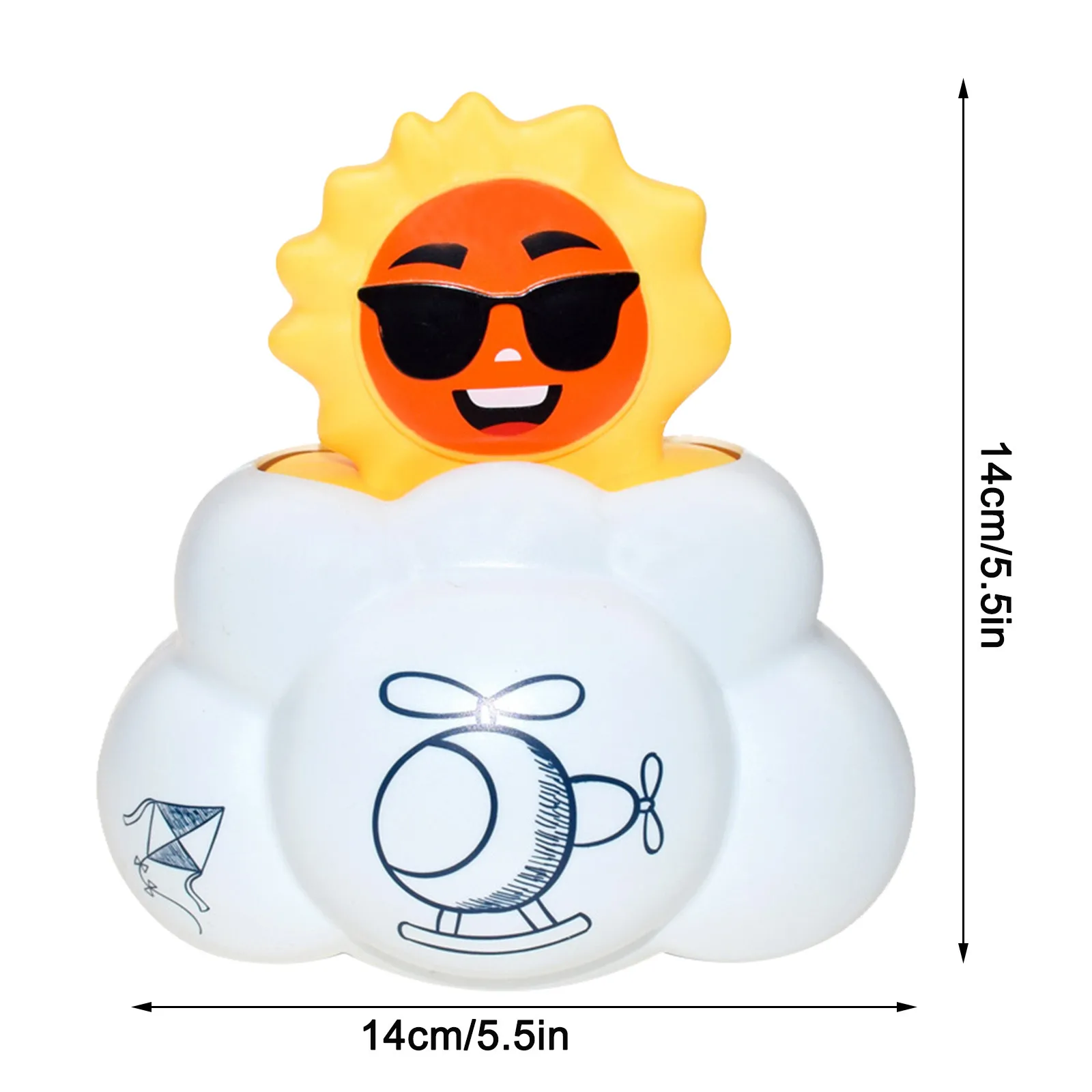 Детская летняя пляжная игрушка для купания милое лицо счастливый мультяшный