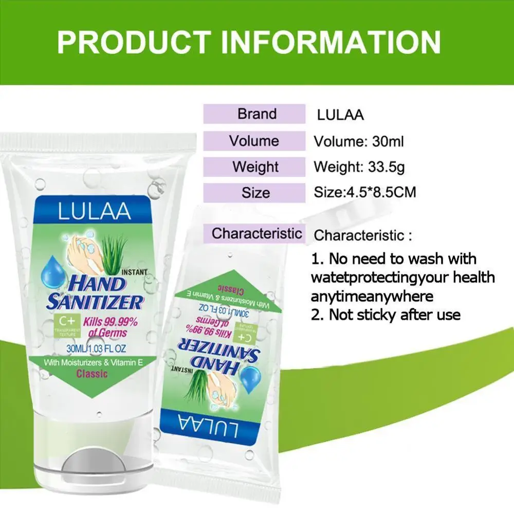 30 мл антибактериальное миниатюрный антисептик для рук на открытом воздухе