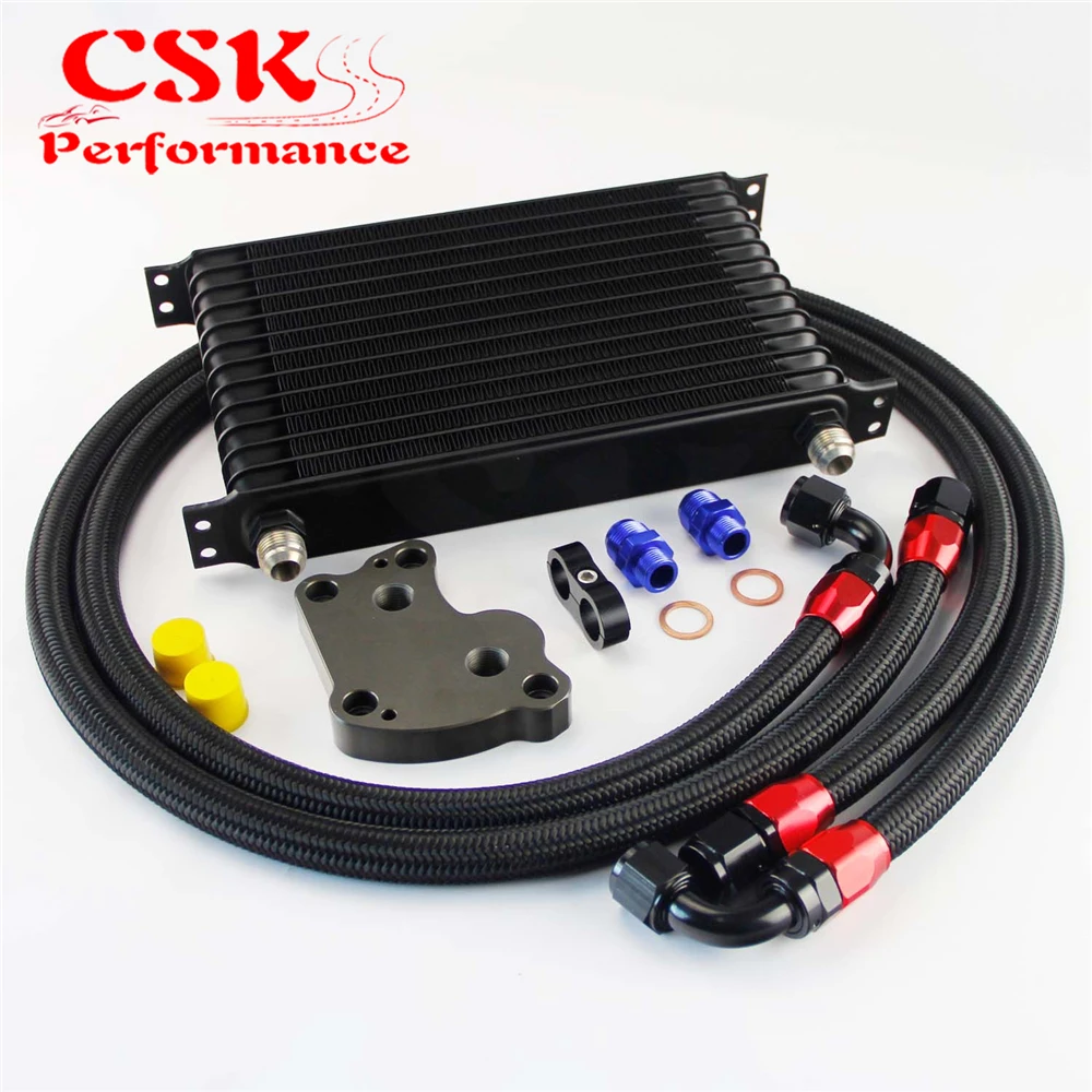 Комплект масляного радиатора AN10 Trust 13 рядов 262 мм подходит для BMW Mini Cooper R53 Supercharger