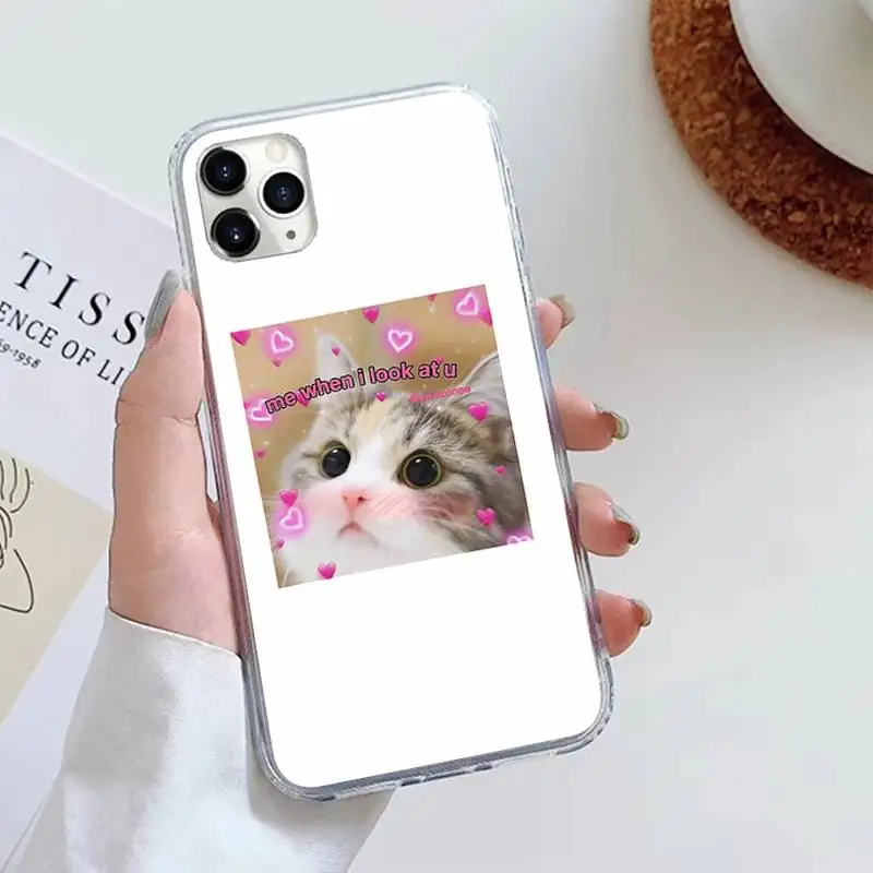 

Cute cats funny dog pink Phone Case For iphone 12 5 5s 5c se 6 6s 7 8 plus x xs xr 11 pro max mini