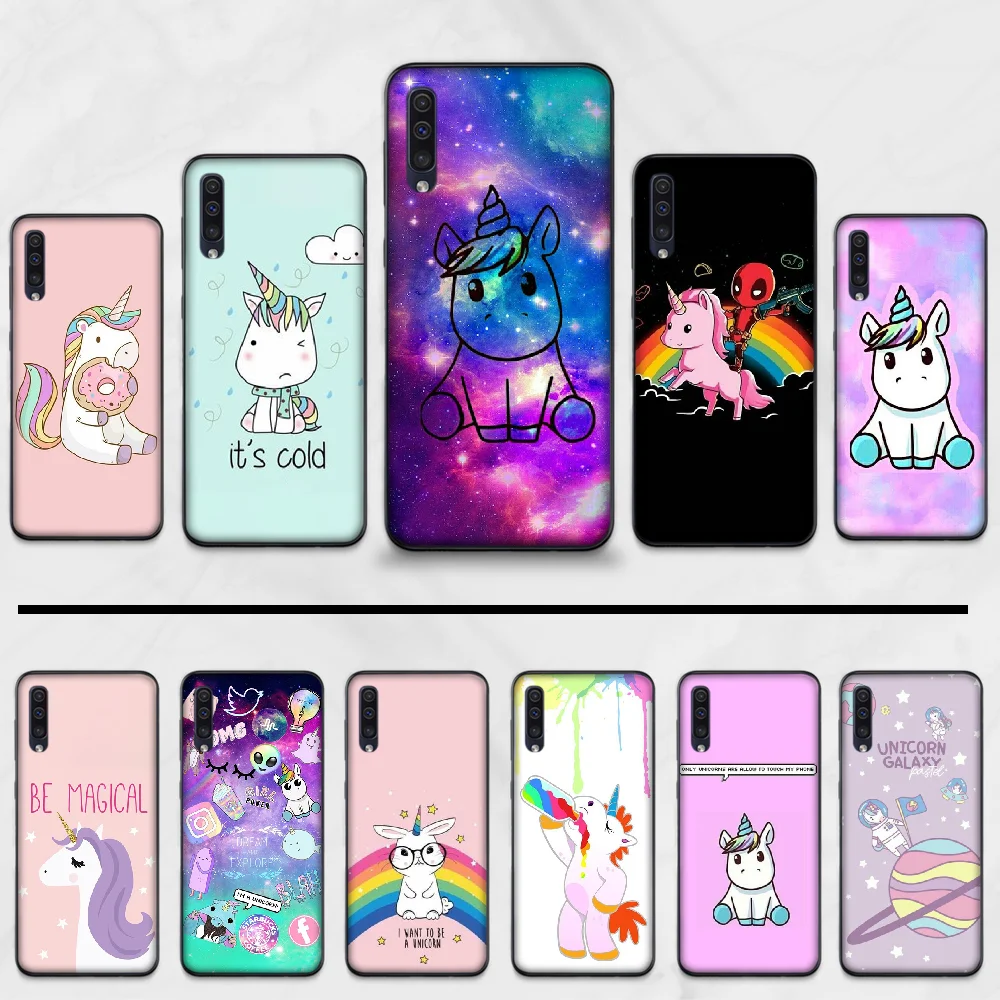Силиконовый 3D чехол для телефона с единорогом и куклами Samsung Galaxy M10 20 30 A 40 50 70 71 6S A2