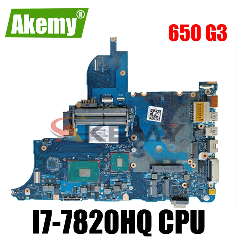 

Для HP PROBOOK 650 G3 материнская плата портативного компьютера с SR32N i7-7820HQ 918110-001 918110-601 DDR4 мб 100% тестирование Быстрая доставка
