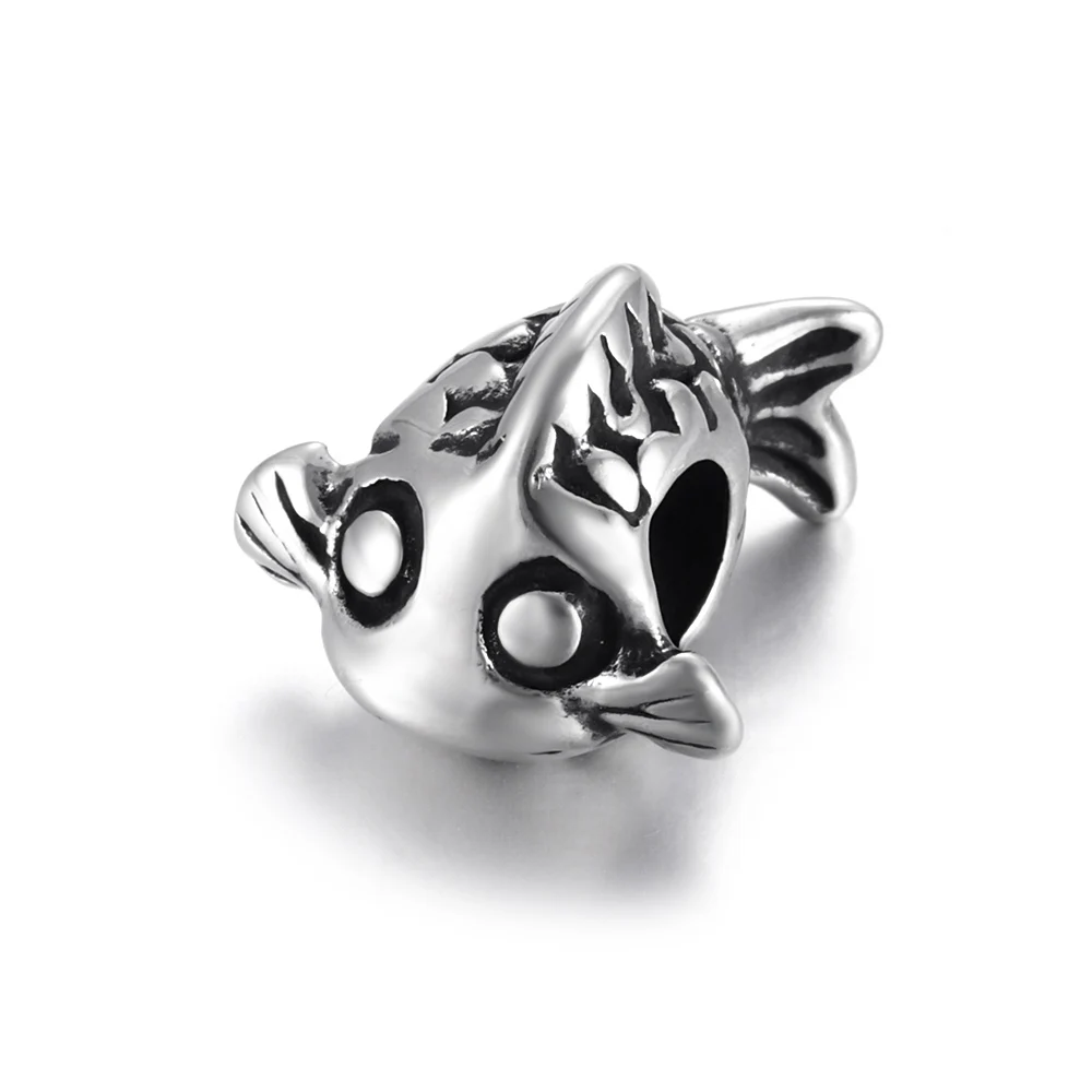 Нержавеющая сталь клоун из бисера отполированное 5 мм отверстие Европейские