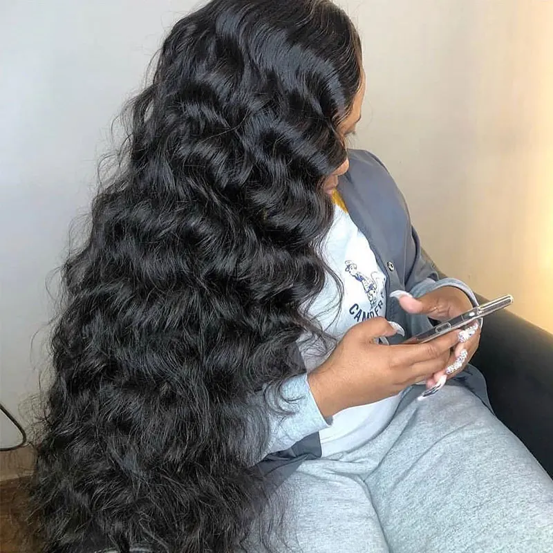 250 плотность полные кружевные человеческие волосы парики предварительно