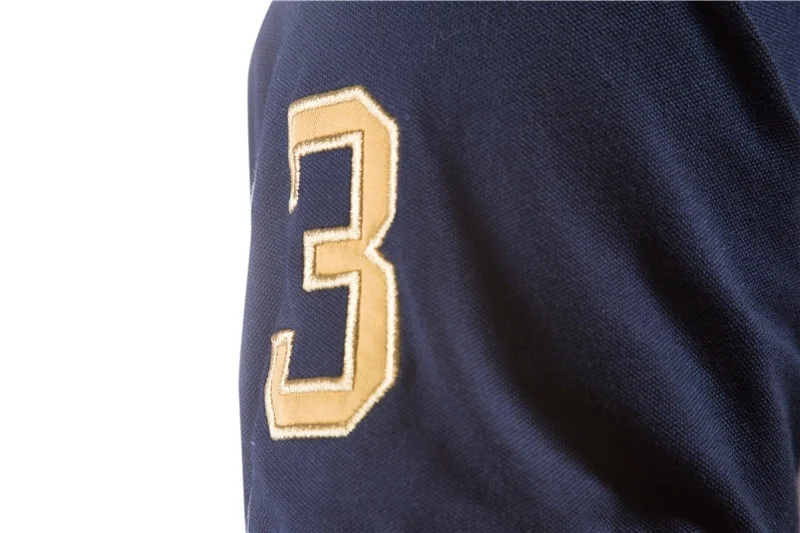 

NEGIZBER 100% Cotton Badge Embroidery Polo Shirt for Men Short-sleeved Patchwork Men's Polos Quality Summer Brand Men Clothing