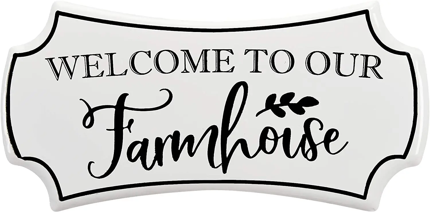 Дизайн Barnyard добро пожаловать в наш фермерский винтажный жестяной барный знак