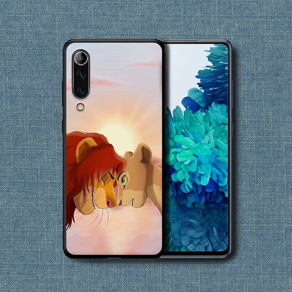 

Cartoon Lion King Simba Phone Case For Xiaomi Mi Note 10 A3 9 MAX 3 A2 8 9 Lite Pro Ultra black Waterproof 3D Back Luxury