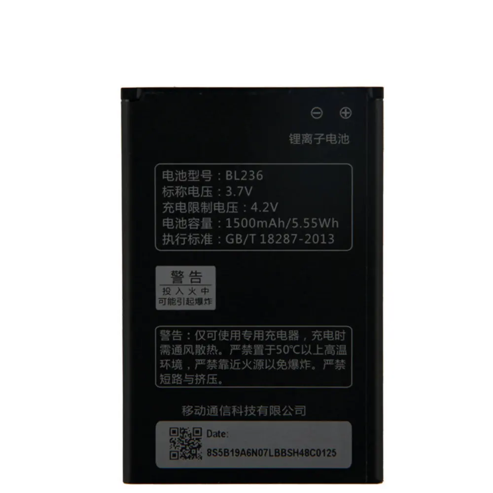 

High Quality 1500mAh BL236 Battery For Lenovo A278T A365E A308T A369 A66 A318T A385E A300T A208T A218T A269 A305E Cell Phone