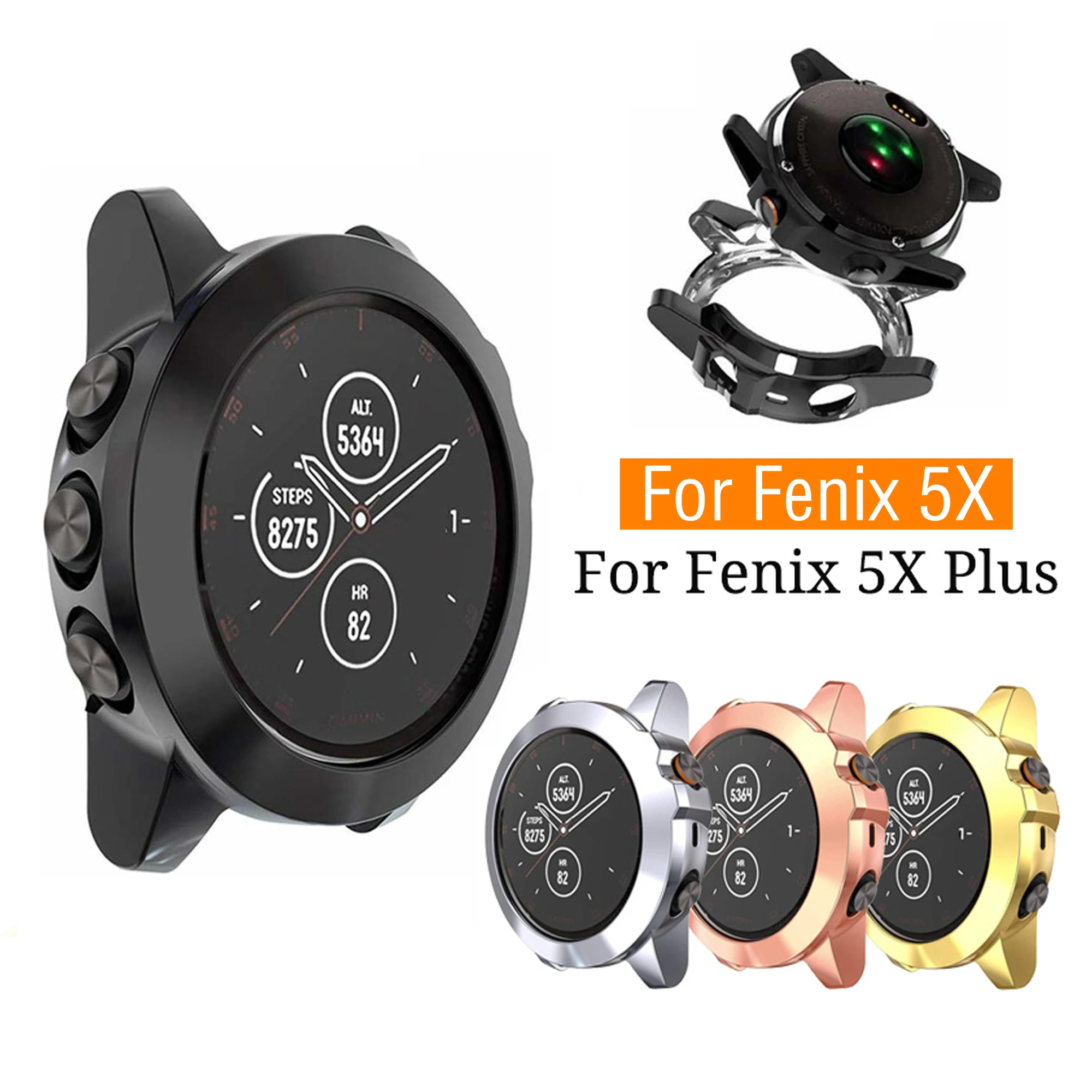 2020 Новые ТПУ чехлы для Garmin Fenix 5x Band Full Smart Watch Защита экрана 5X Plus защитные Чехлы |