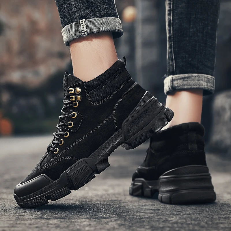 

CYYTL Men's Hiking Shoes Outdoor Mountain Climbing Boots for Men Botas Fashion Sport Trekking Shoes Non-slip Waterproof
