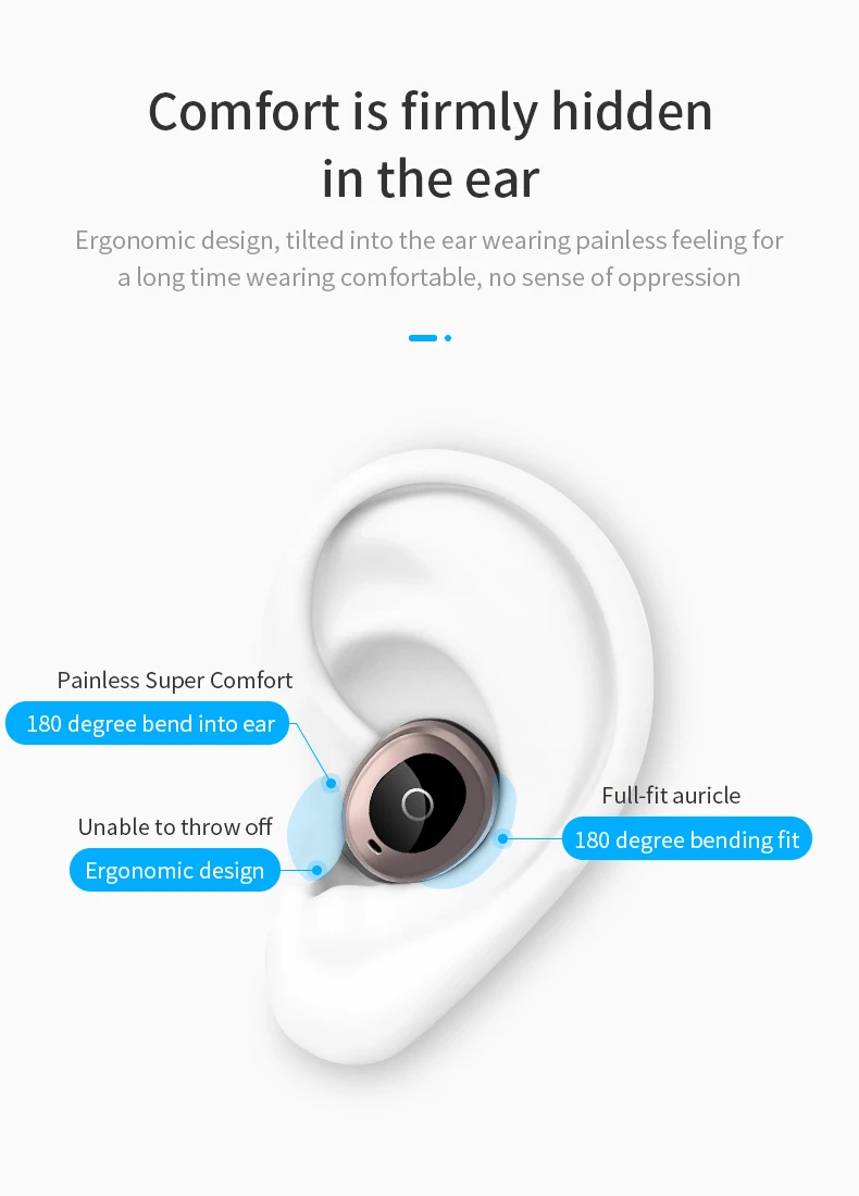 TWS 5 0 Bluetooth наушники сенсорные беспроводные 9D HiFi стерео гарнитура спортивные