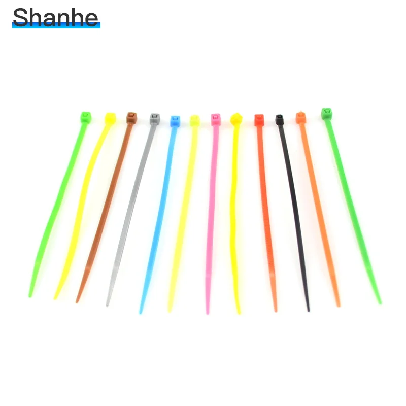 Кабельные стяжки Нейлоновые самоблокирующиеся 3 х 100 мм шт./упак. цветные 11 цветов