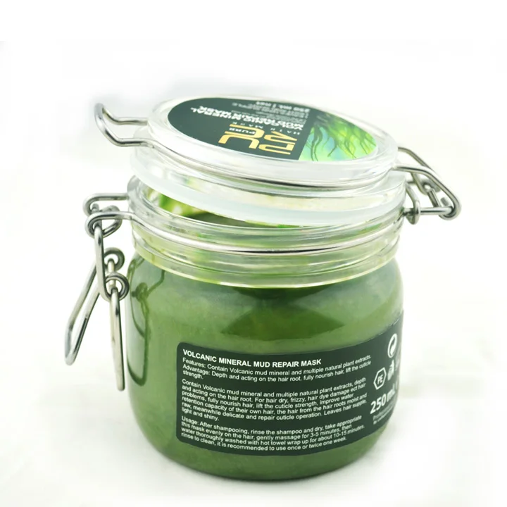 PURC маска для волос с витамином Е средства по уходу за волосами 250 мл вулканической