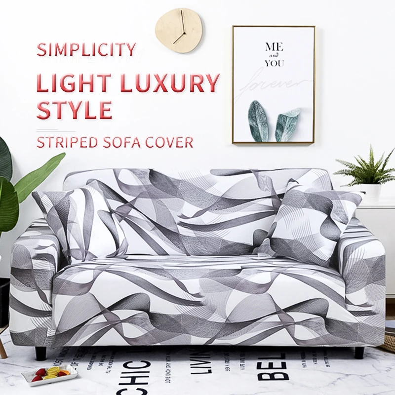 Meijuner 2020 New Geometric Elastic Sofa Cover Stretch for Living Room Armchair 1/2/3/4 seat MeiJuner439 | Дом и сад