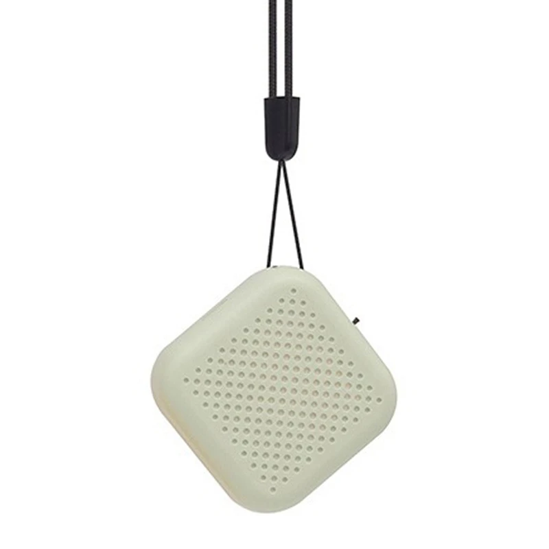 

2 Set Air Purifier Necklace, Wearable Travel Mini Negative Ion Generator, White & Green