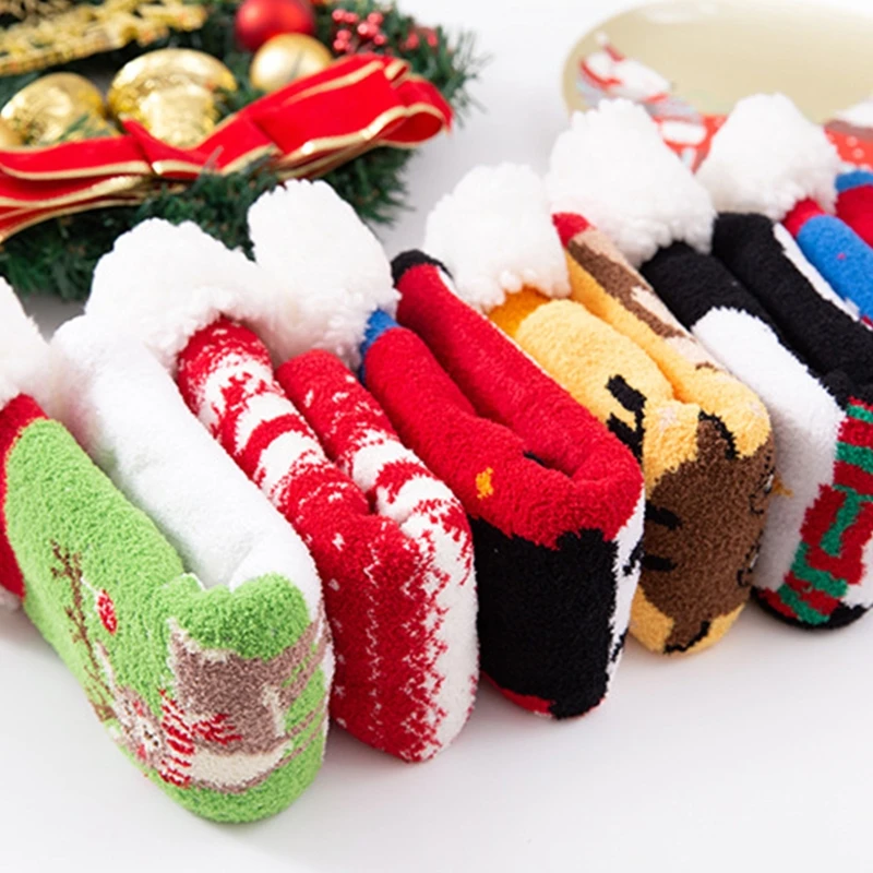 Носки женские с плюшевой подкладкой Нескользящие | Женская одежда