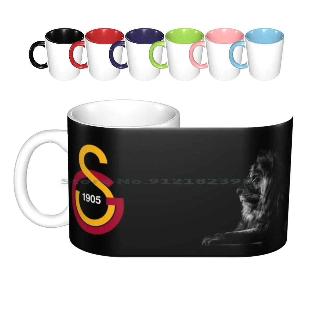 

Керамические кружки Galatasaray с изображением Льва, кофейные чашки, Кружка для молока и чая, турецкие футболки Galatasaray Gs Cimbom