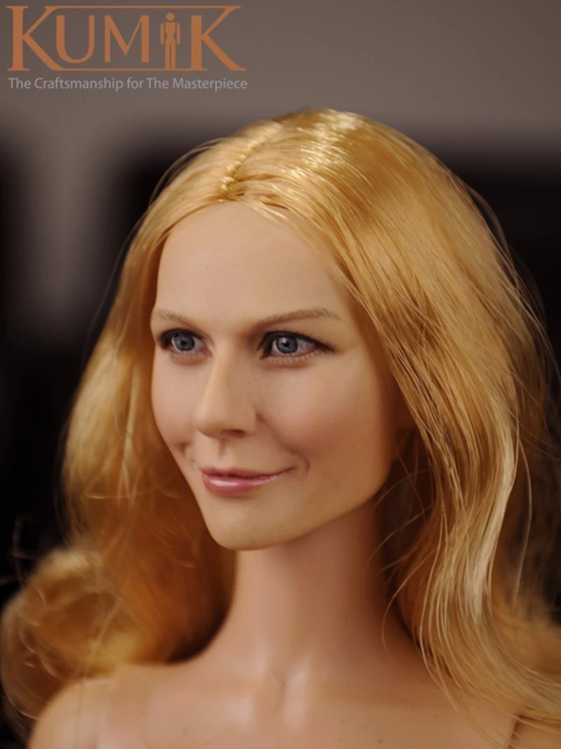 

1:6 Scale KUMIK Female Girl Woman Young Lday Head Sculpt Model For 12" Hot Toys Action Figure Body KM16-10