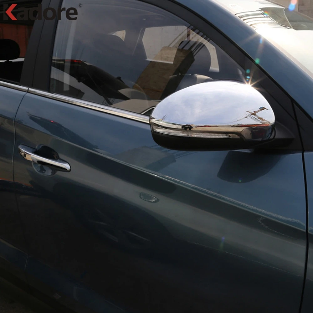 Для hyundai Tucson 2015 2016 2017 2018 2019 2020 зеркало заднего вида декоративная хромированная