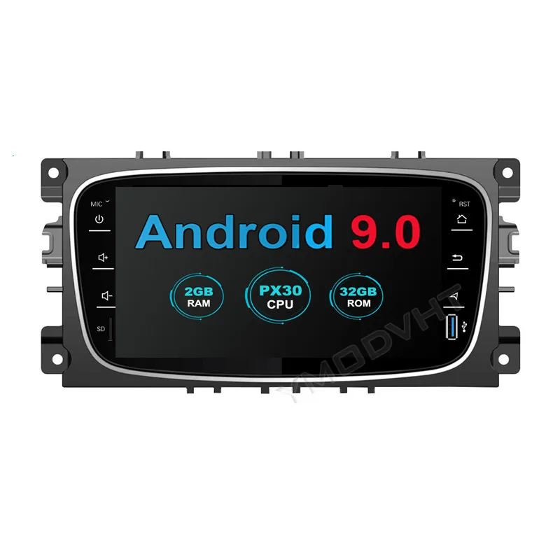 YMODVHT 7 дюймовый 4 Гб + 64 ГБ Android 9 0 автомобильный DVD радиоприемник для Ford Focus/Mondeo/Φ/Galaxy