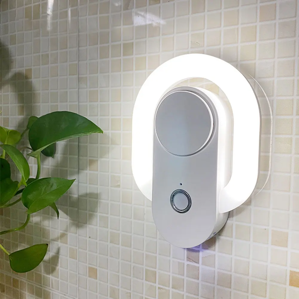 

Household Night Light Generator Wall Air Disinfect Machine Purifier Air Cleaner for Bathroom Bedroom Kitchen Pet Room Ionizers