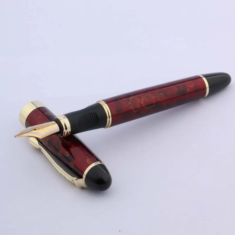 JINHAO X450 подарок Новая тонкая красная льдовая перьевая ручка со средним